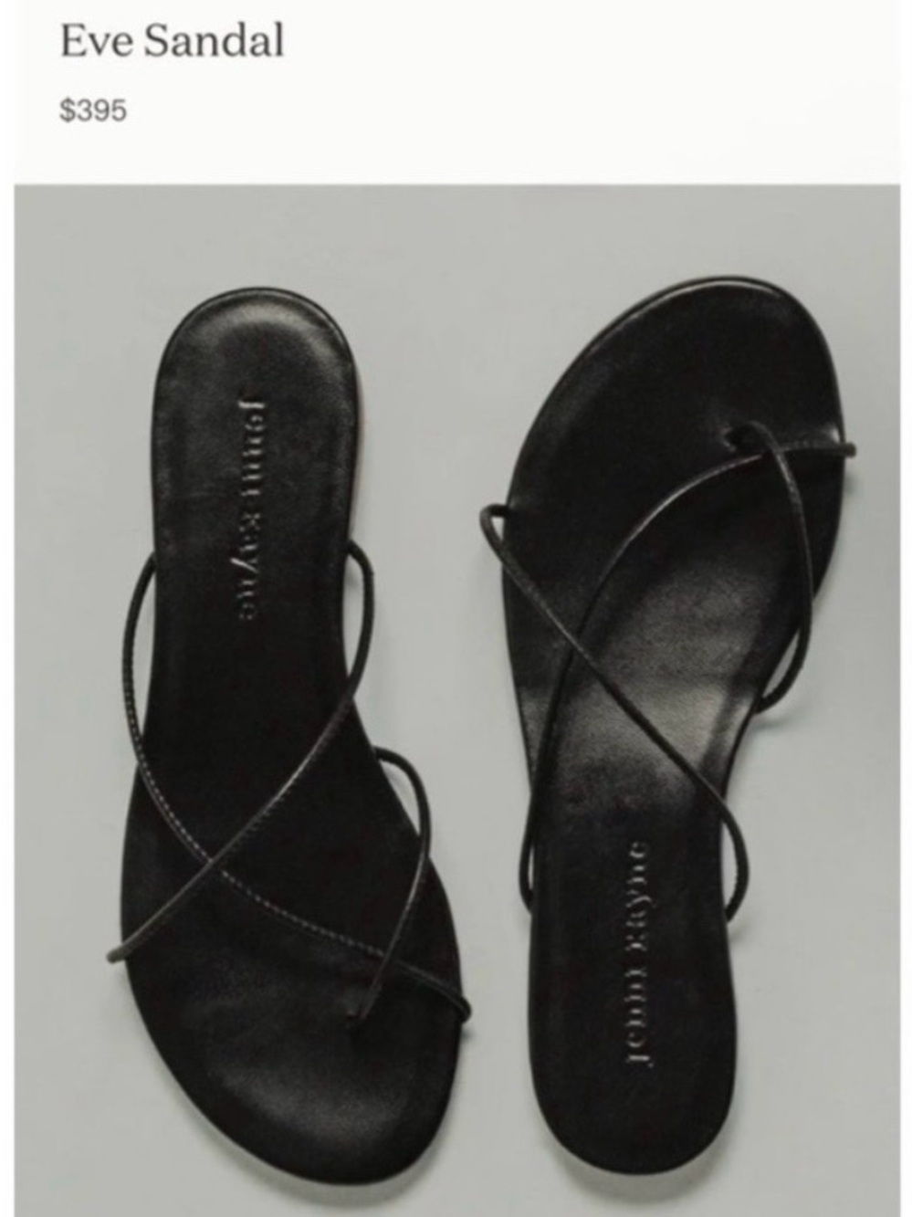 Jenni Kayne Eve Strappy Sandal in Black